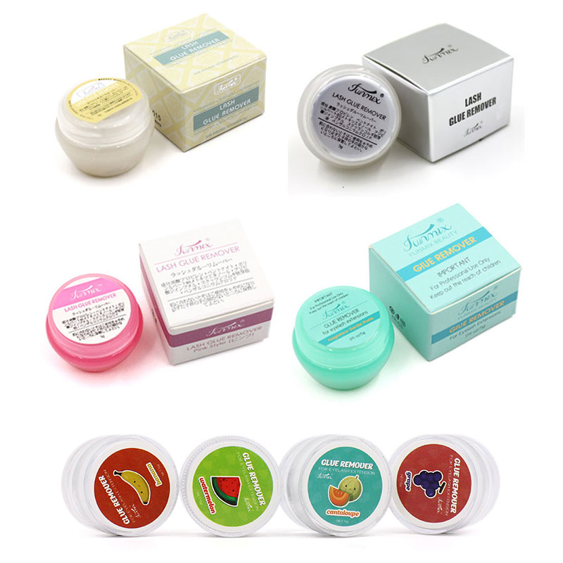 Eyelash Extension Wash - 10pcs Fruit Flavour Eyelash Glue Remover