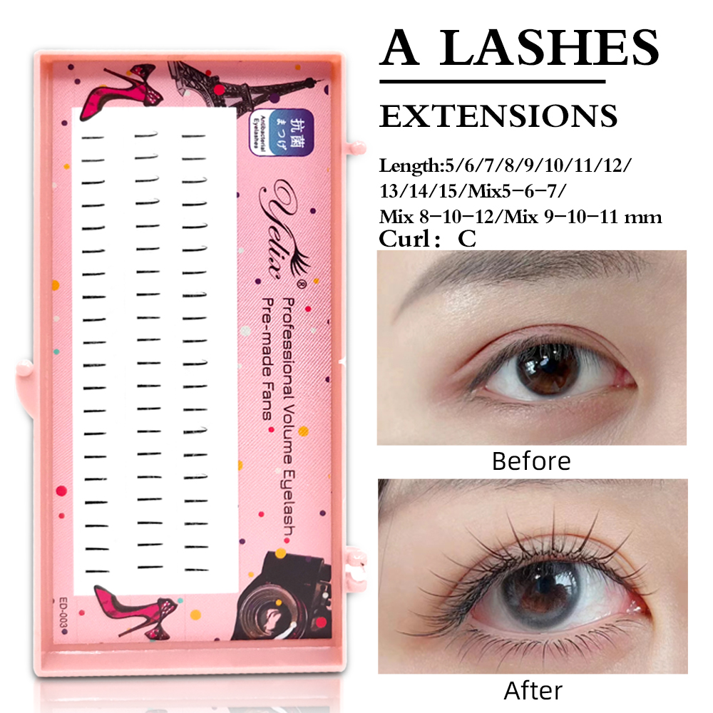 Yelix Natural Soft Individual  - огляд і ціна Eyelash Extension Look