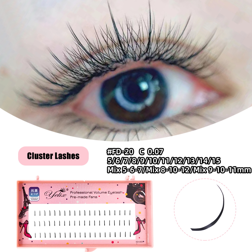 Yelix Natural Soft Individual  - огляд і ціна Eyelash Extension Look