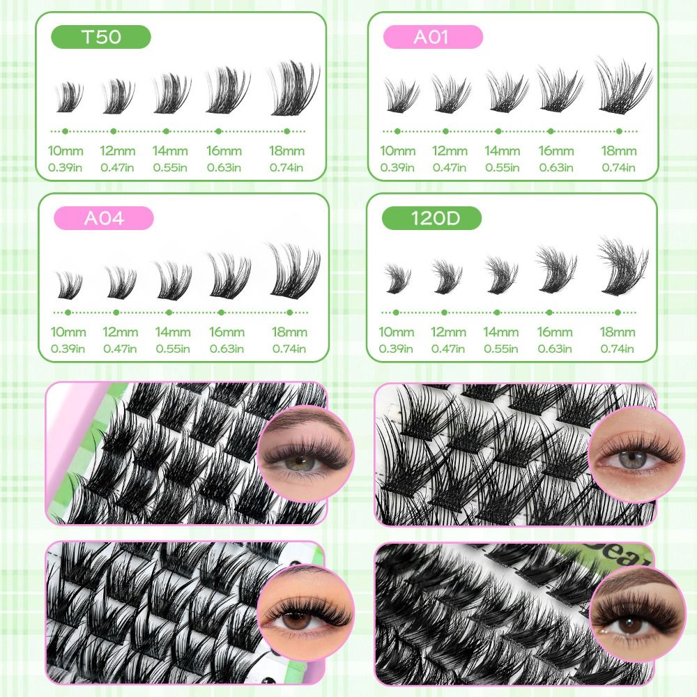 Natural Look False Eyelashes B - огляд і ціна Eyelash Extension Look