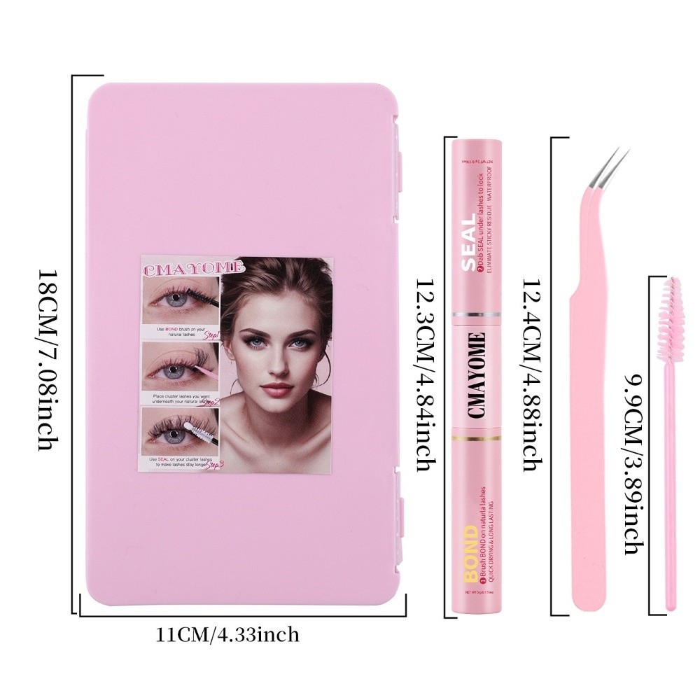 Bond and Seal False Eyelashes  - огляд і ціна Eyelash Extension Volume