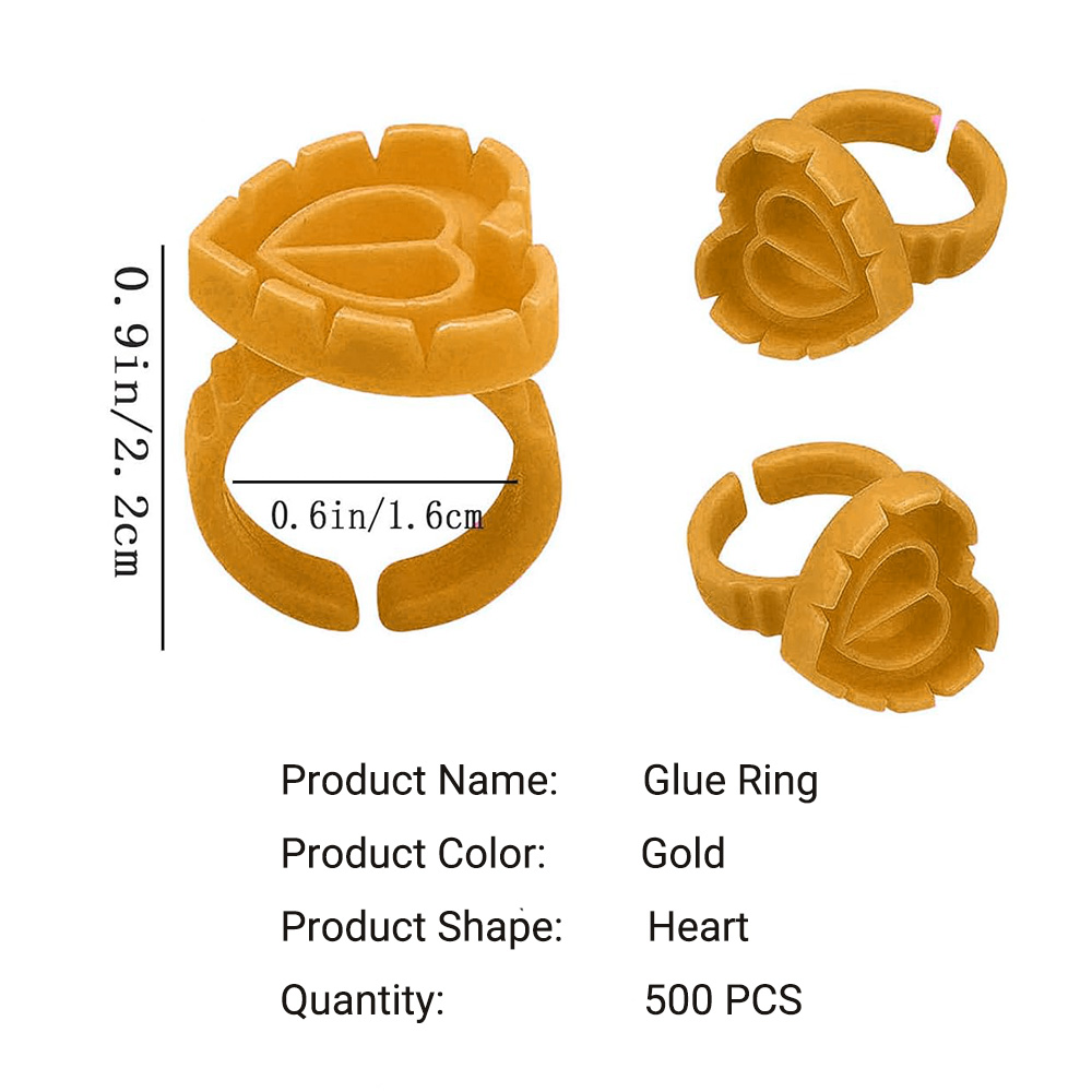 500PCS Glue Rings for Lash Ext - огляд і ціна Eyelash Extension Volume