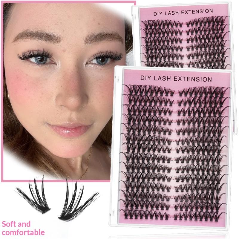20pcs DIY False Eyelash Extens - огляд і ціна Eyelash Extension Volume