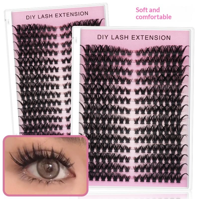 20pcs DIY False Eyelash Extens - огляд і ціна Eyelash Extension Volume
