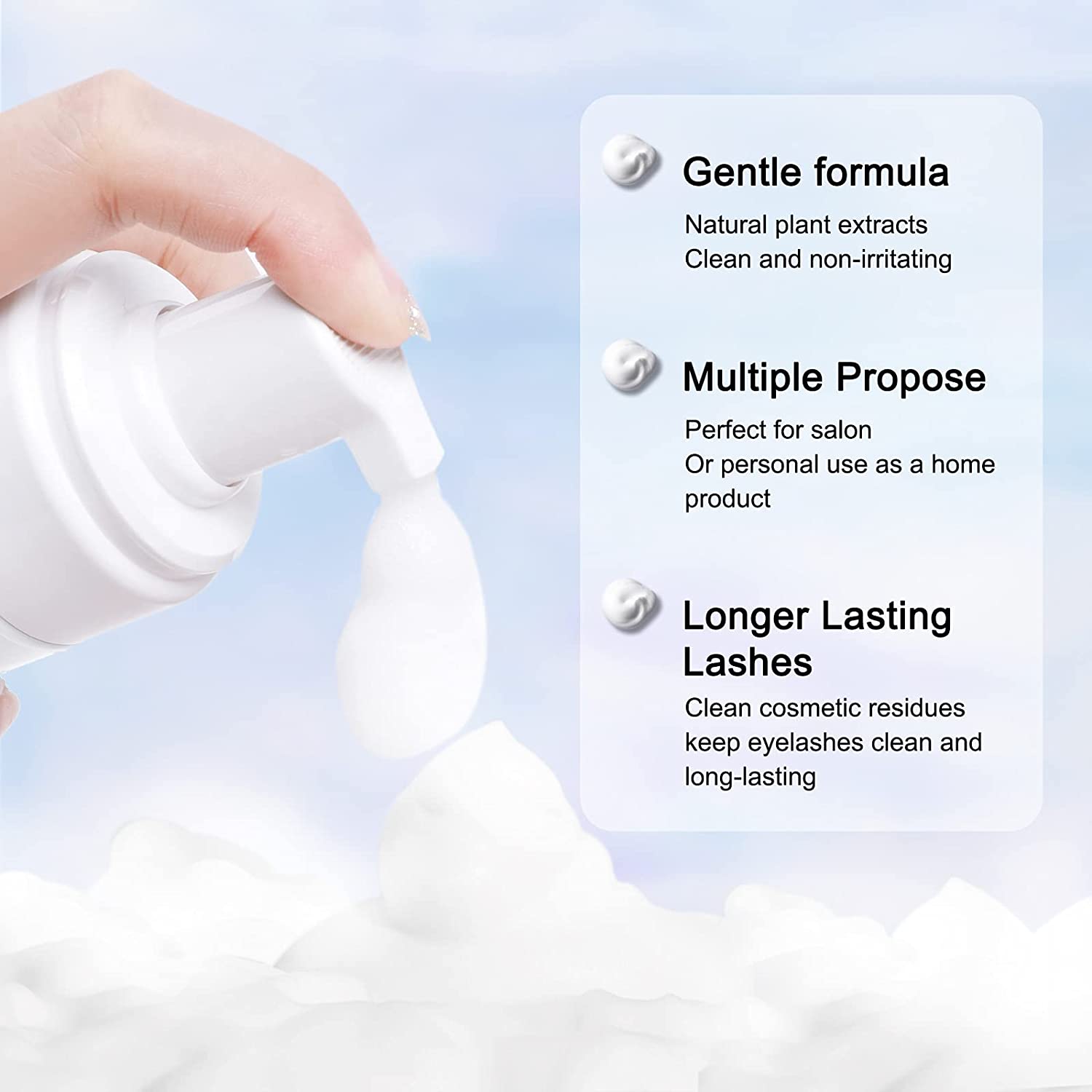 50ML Lanthome Pro Eyelash Exte - огляд і ціна Eyelash Extension Wash