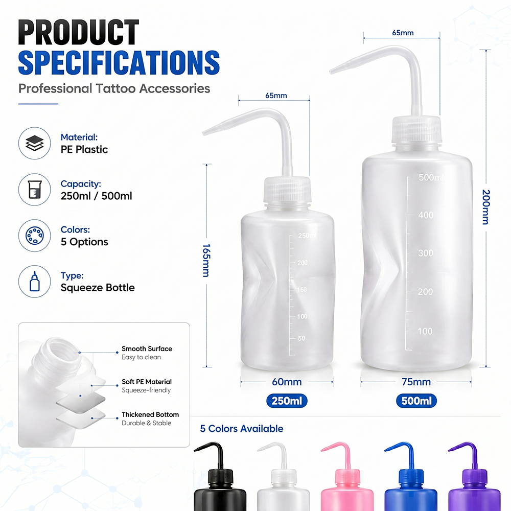 2pcs Tattoo Spray Bottle Tatto - огляд і ціна Eyelash Extension Wash