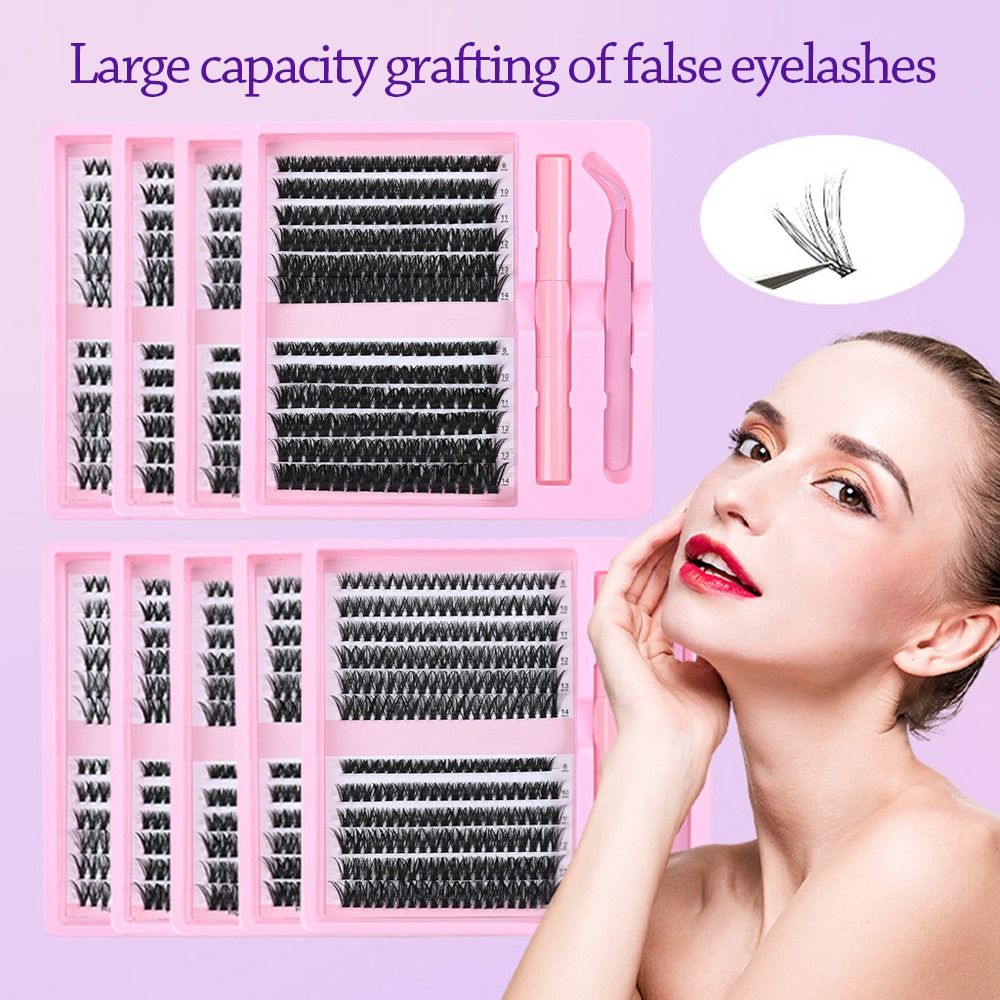 12 Rows Natural Look False Eye - огляд і ціна Eyelash Extension Look