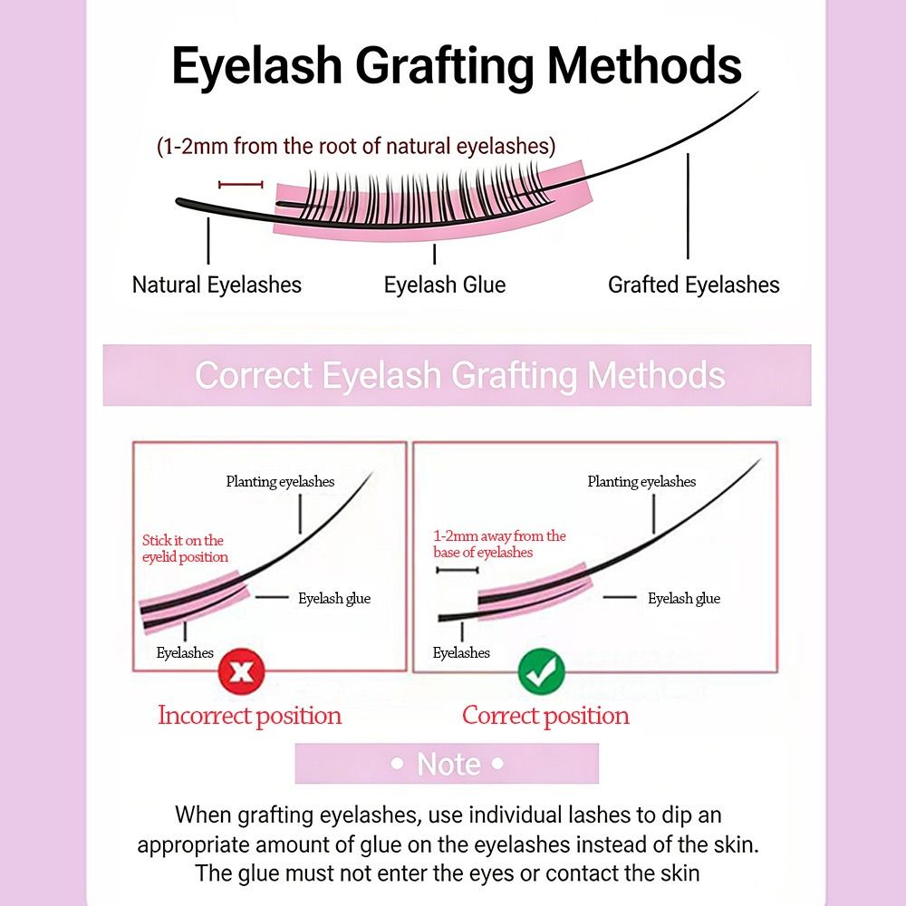 12 Rows Natural Look False Eye - огляд і ціна Eyelash Extension Look
