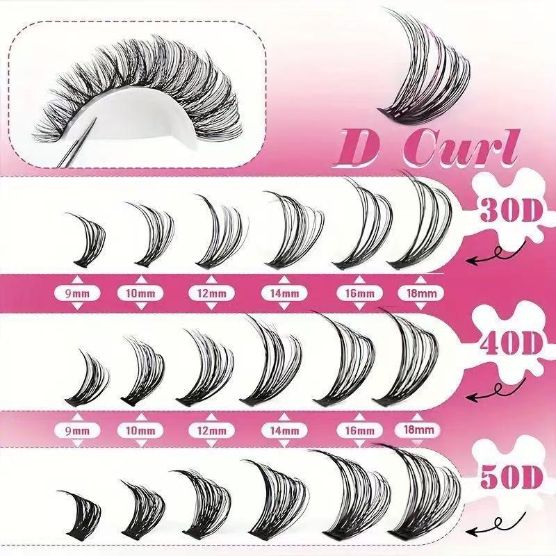 Professional D Curl Cluster La - огляд і ціна Eyelash Extension Volume