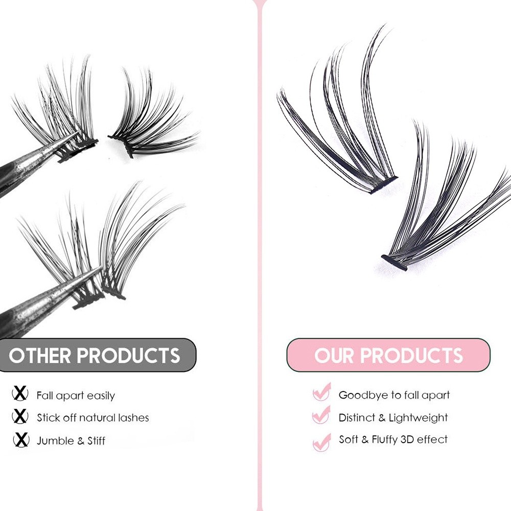 8-16mm Length False Eyelashes  - огляд і ціна Eyelash Extension Look