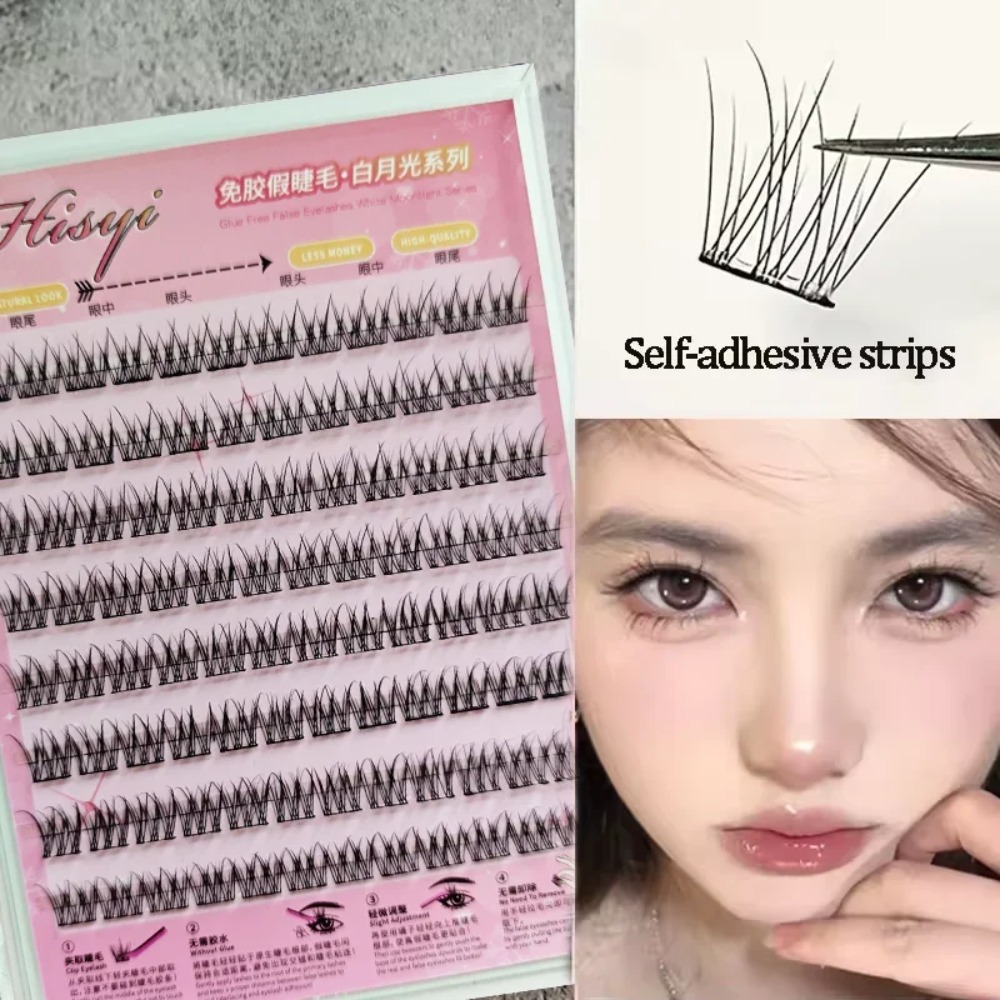 Natural Look Self Adhesive Fal - огляд і ціна Eyelash Extension No 8